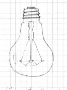 Lampada a filamento metallico