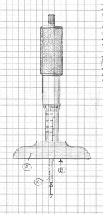 Micrometro di profondità