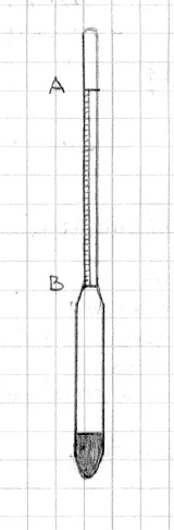 Aerometro a peso costante